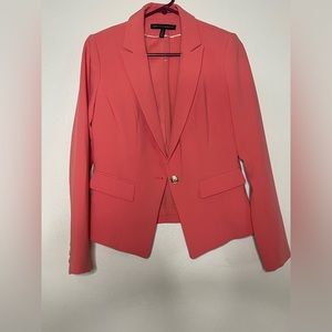 White House Black Market Salmon Blazer Size Small